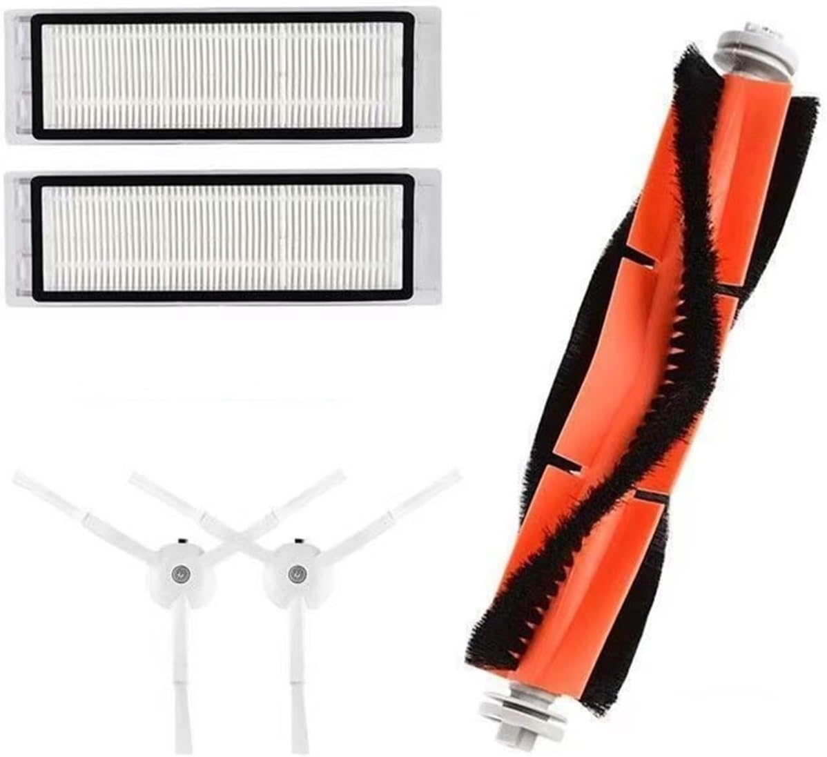 Compatible For Xiaowa， C101 Vacuum Cleaner Replacement Spare Accessories Parts Filter Robot Vacuum Cleaner Accessories Main Brush Side Brush Main Brush Cover(N)