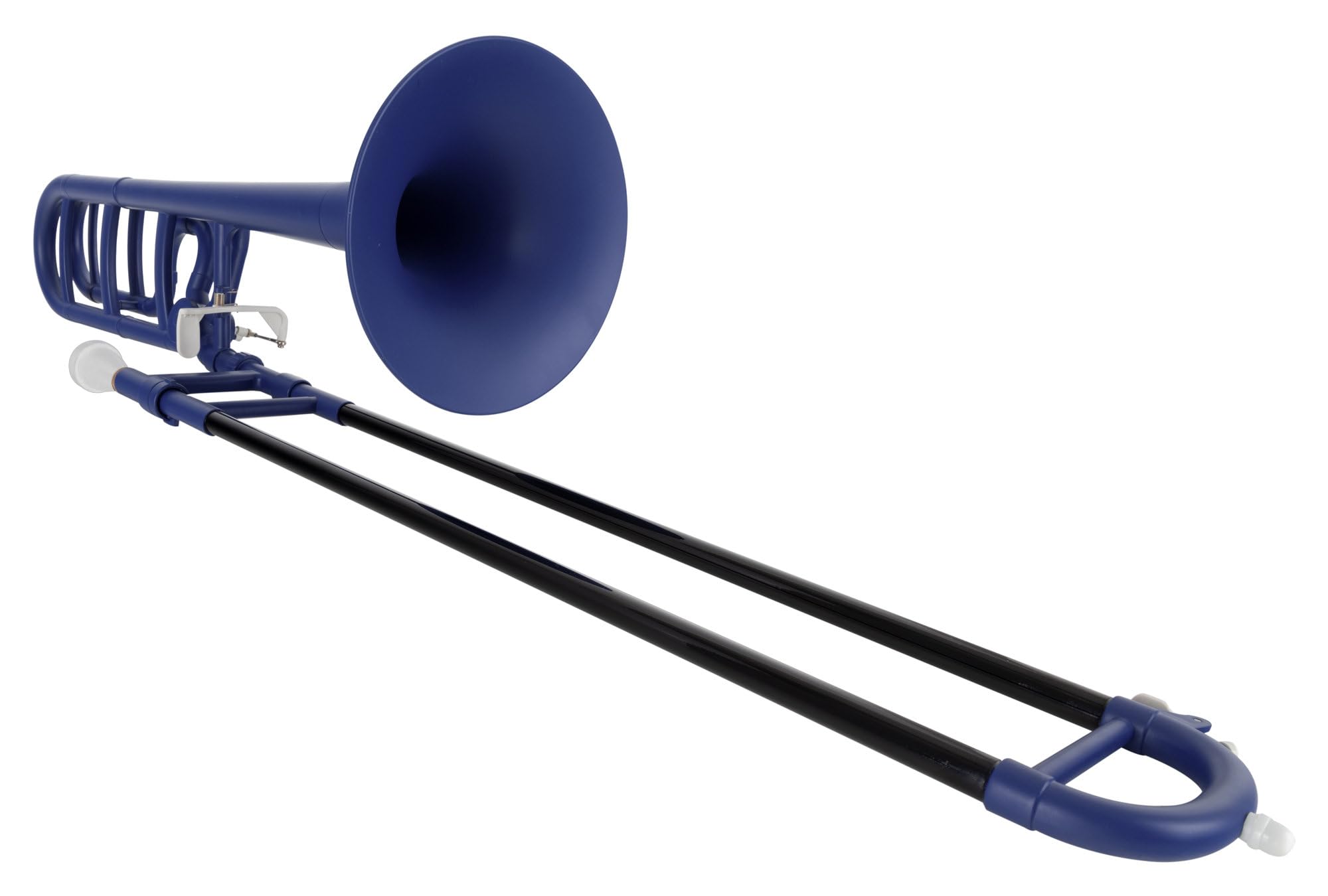 Classic Cantabile MardiBrass ABS Kunststoff Quart-Posaune - Bb/F-Stimmung - Fiberglas-Zug - 850g leicht - Bohrung: 13,9 mm - inkl. Mundstück und Gigbag - matt-blau