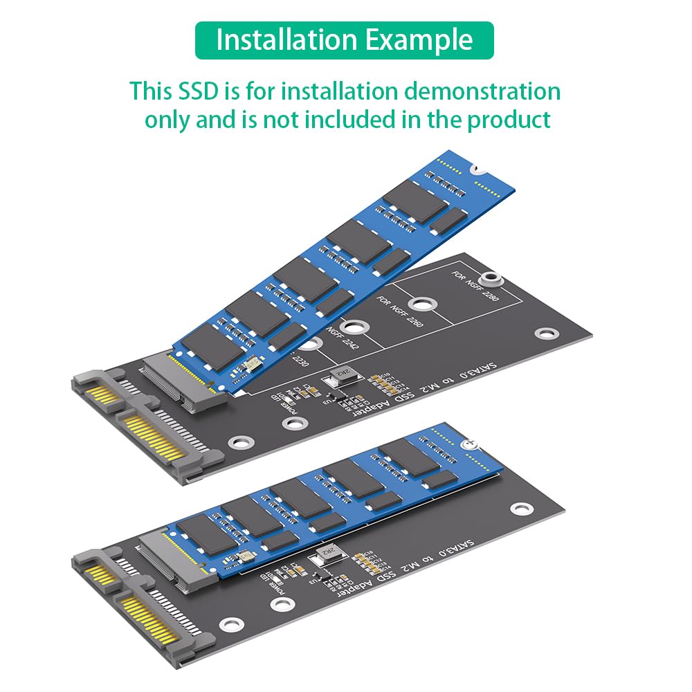 Amazon.co.jp: M.2 NGFF - SATAアダプターカード Bキー/B&MキーSSD