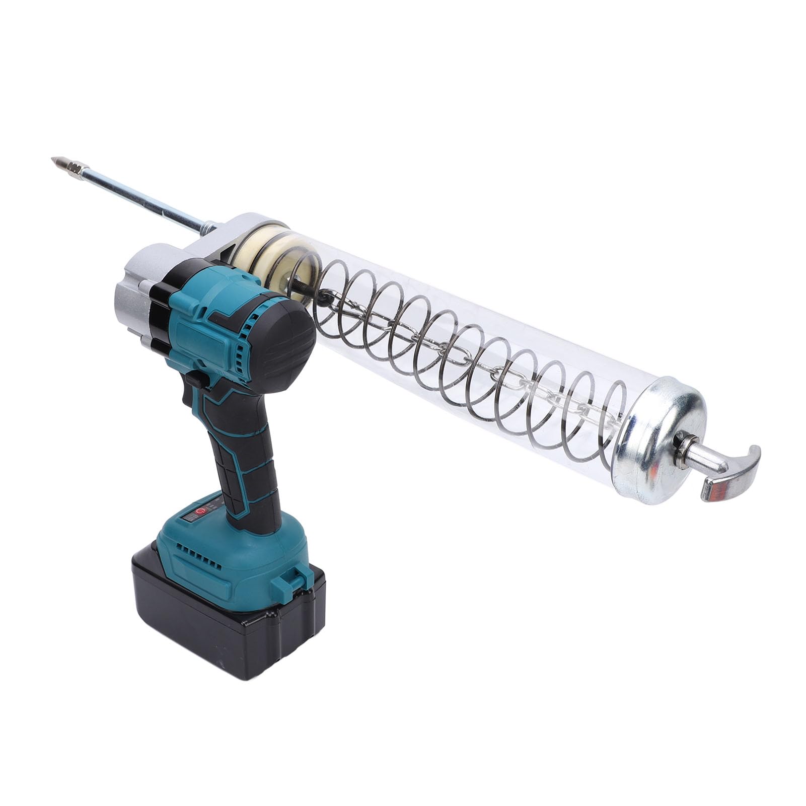 Garosa Pistola de Engrase Eléctrica, 12000 PSI, Recargable Inalámbrica, Batería de Iones de Litio, Luz LED, Accesorios de Difícil Acceso, Estuche de Transporte, Gatillo de Velocidad