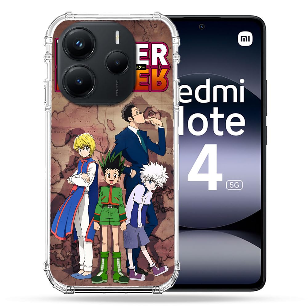 Cokitec Reinforced Case for Xiaomi Redmi Note 14 5G Manga Hunter X Hunter Vintage