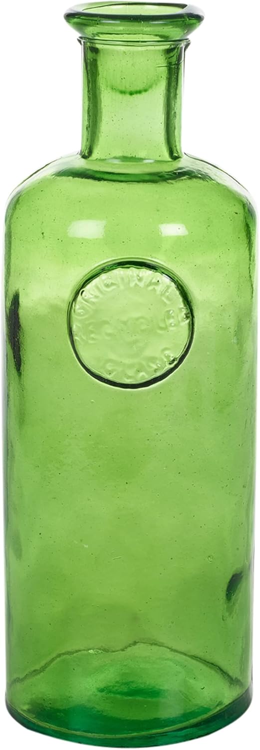 URBNLIVING Large Tall Recycled Coloured Glass Vase Flowers Centre Piece