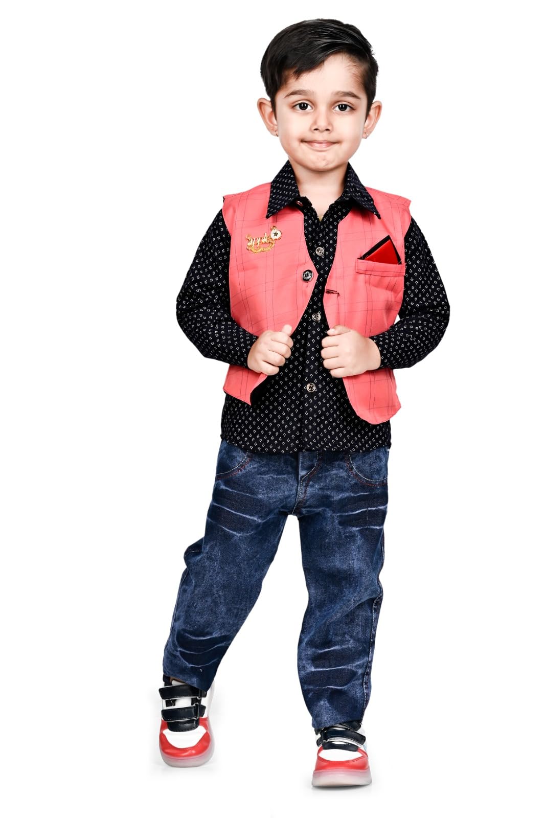 A g p l u s be fashion ready Boys Jacket Dress for Party