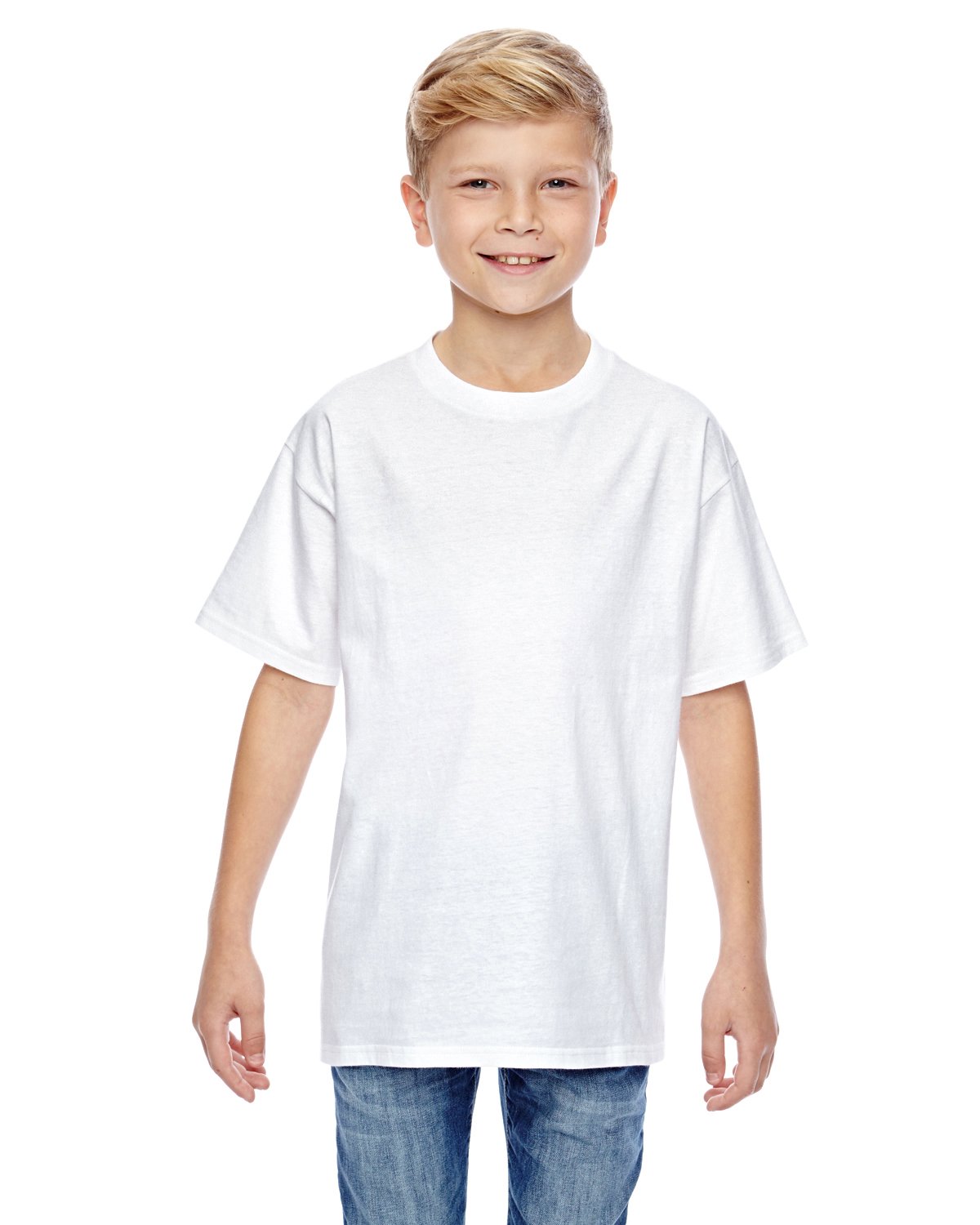 Hanes Big Boys' Nano Premium Cotton T-Shirt Pack of 3, White, X-Large