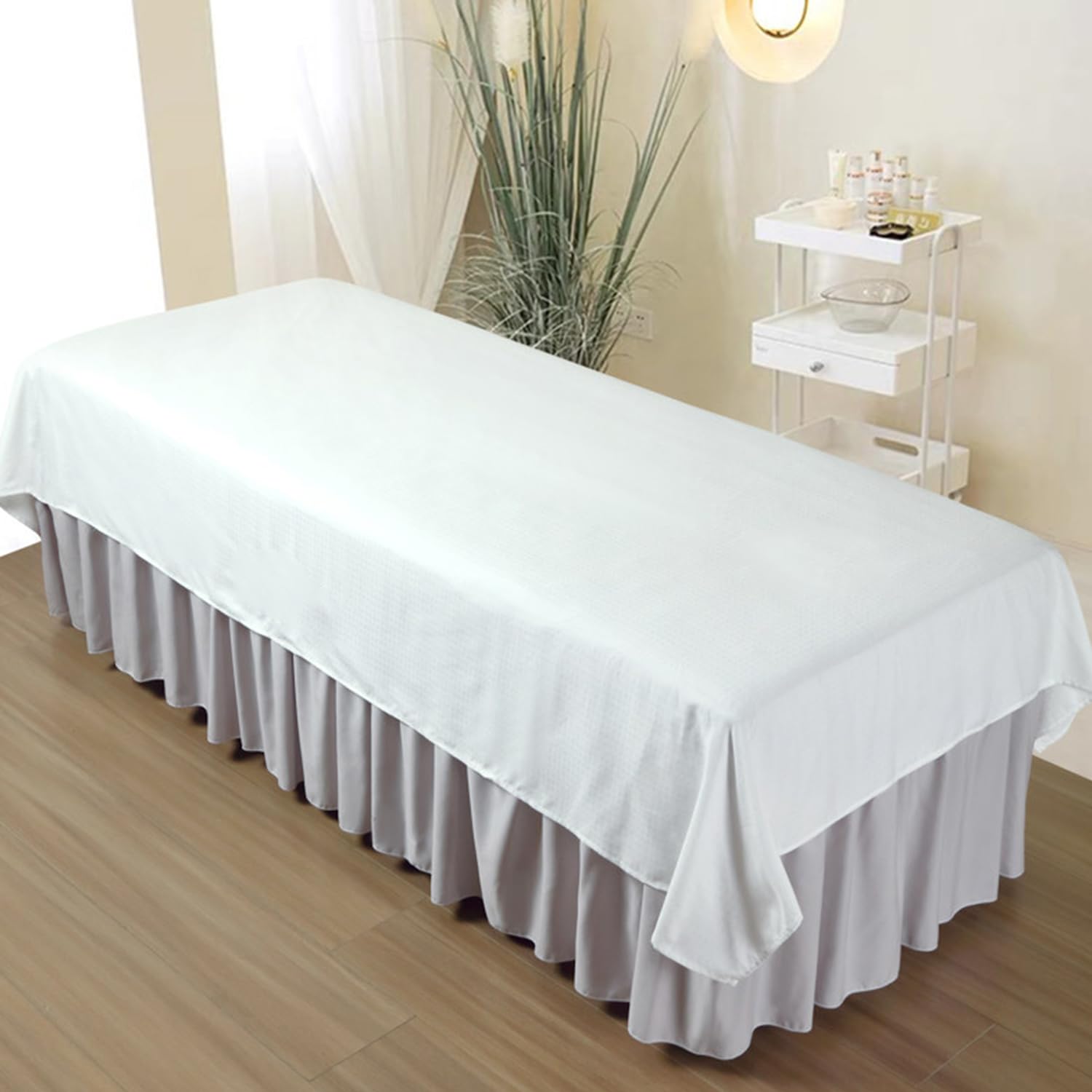 LDLCYCN Spa Massage Bed Sheet With/Without Hole Soft Massage Linens Beauty Bed Cover