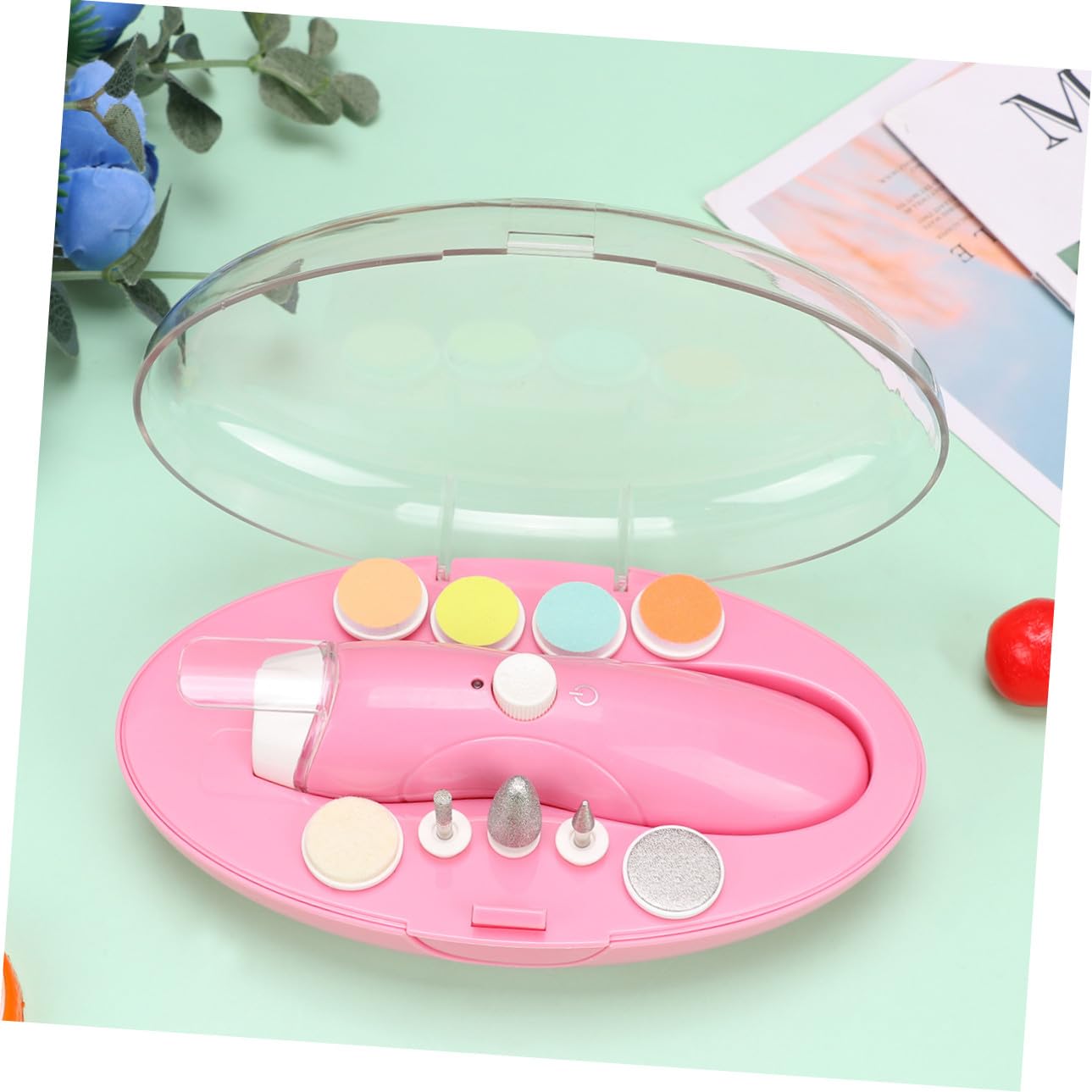 Yardwe 1 Juego Cortaúñas Bebé Cortauñas Para Bebé Cuidado De Las Uñas Rosa