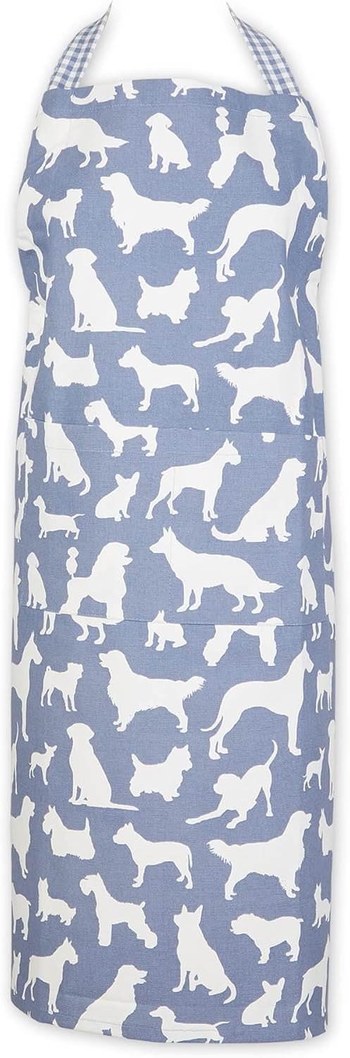 DII Everyday Pets Kitchen Collection Chef Apron, Large Pockets & Adjustable