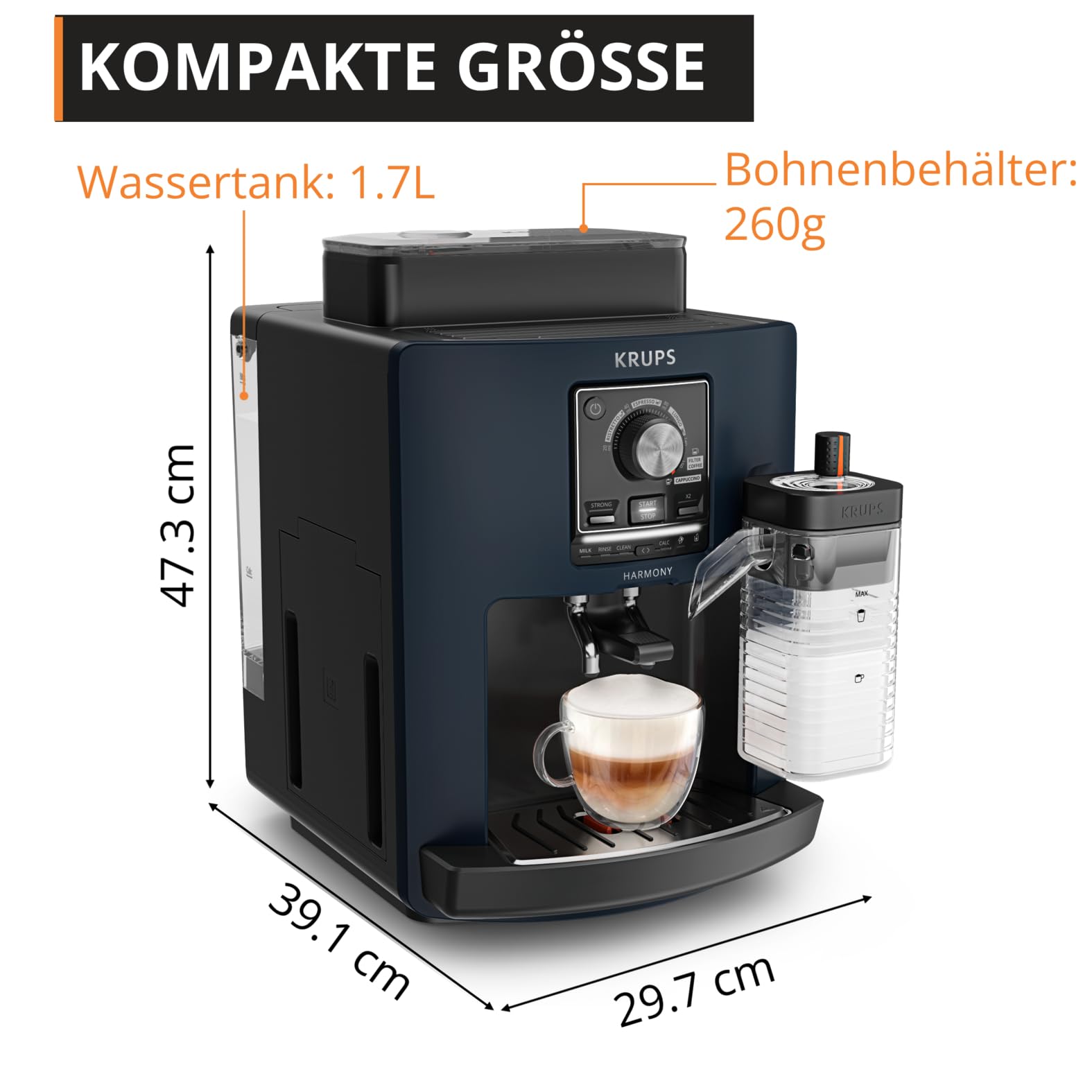 Krups Harmony Milk Kaffeevollautomat – Bild 7