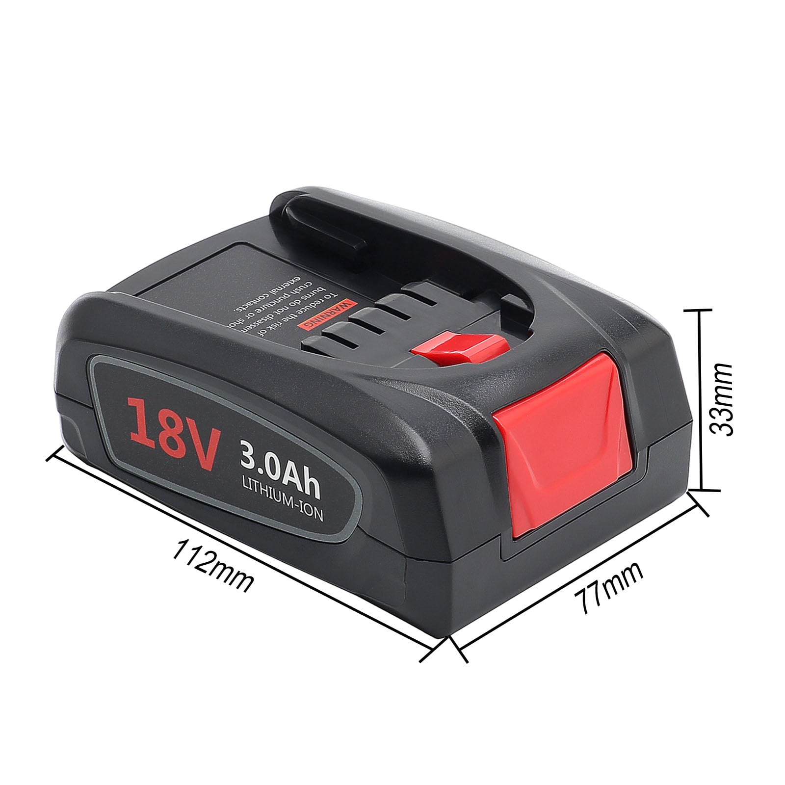 Batería recargable de litio – ion de repuesto Bosch 18 V 3,0 ah compatible con la batería Bosch Tool bat609
