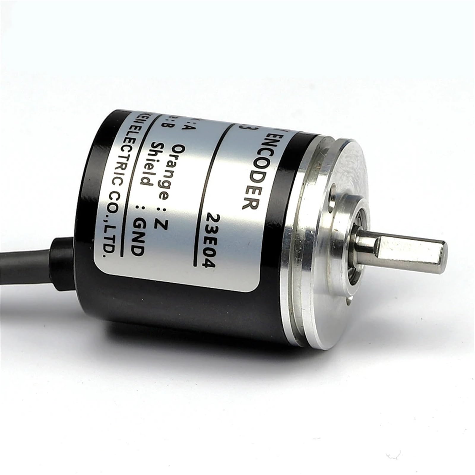 Codificador incremental rotatorio de 25 mm E6A2 con eje sólido de 4 mm y magnetoelectricidad.(1024 PPR,Magneto Electric,Complementary Output)