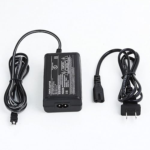 Adaptador de CA para Canon VIXIA HF-R70 HF-R72 HF-R700 CA-110 Cargador de repuesto Cable de fuente de alimentación