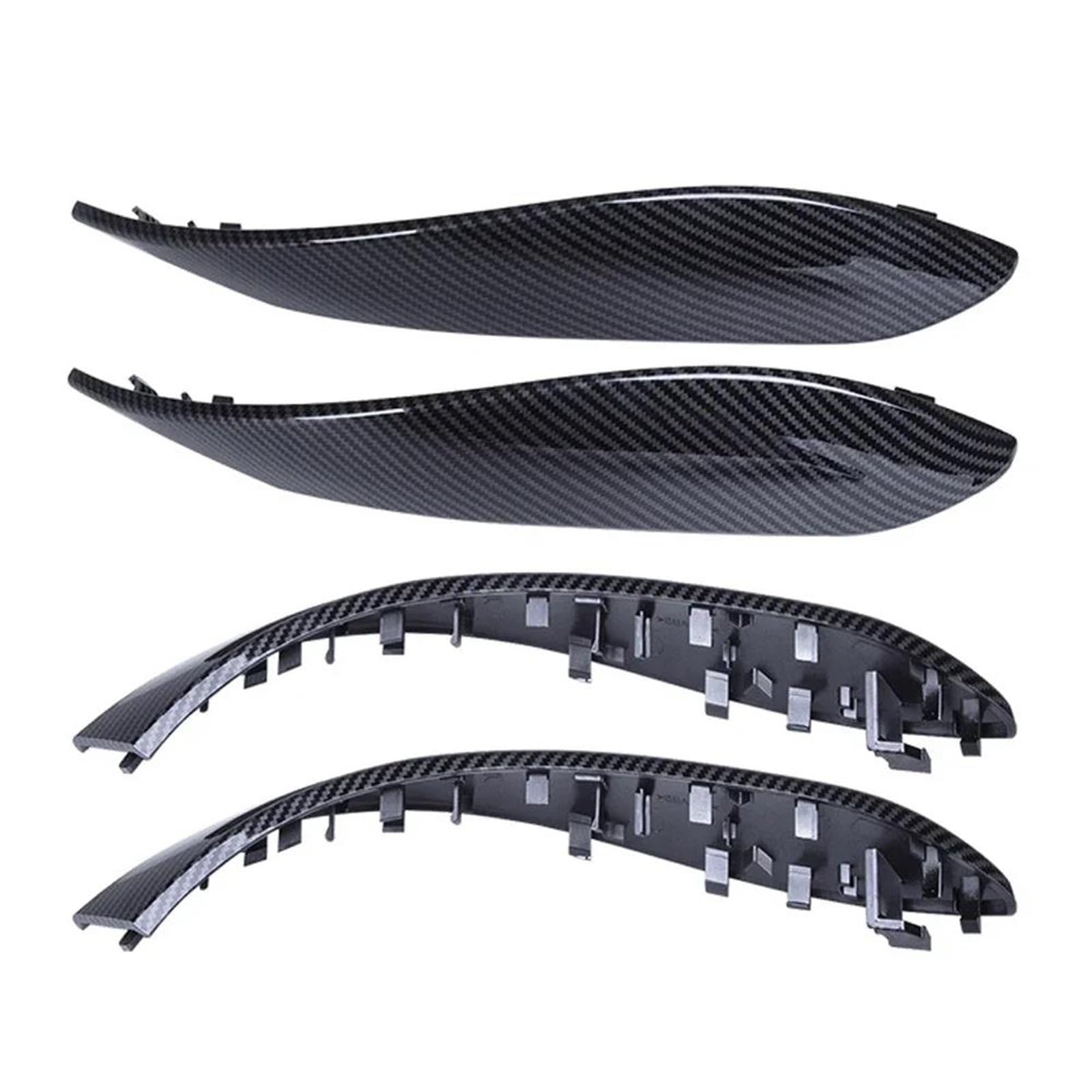 LVXVMOZEOK Interior Door Handle Armrest for F30 for F80 for F31 for F32 for F33 for F34 for F35 for F36 for 3 4 Series 2 4pcs Door Inner Handle Interior(Cover 4 pcs)