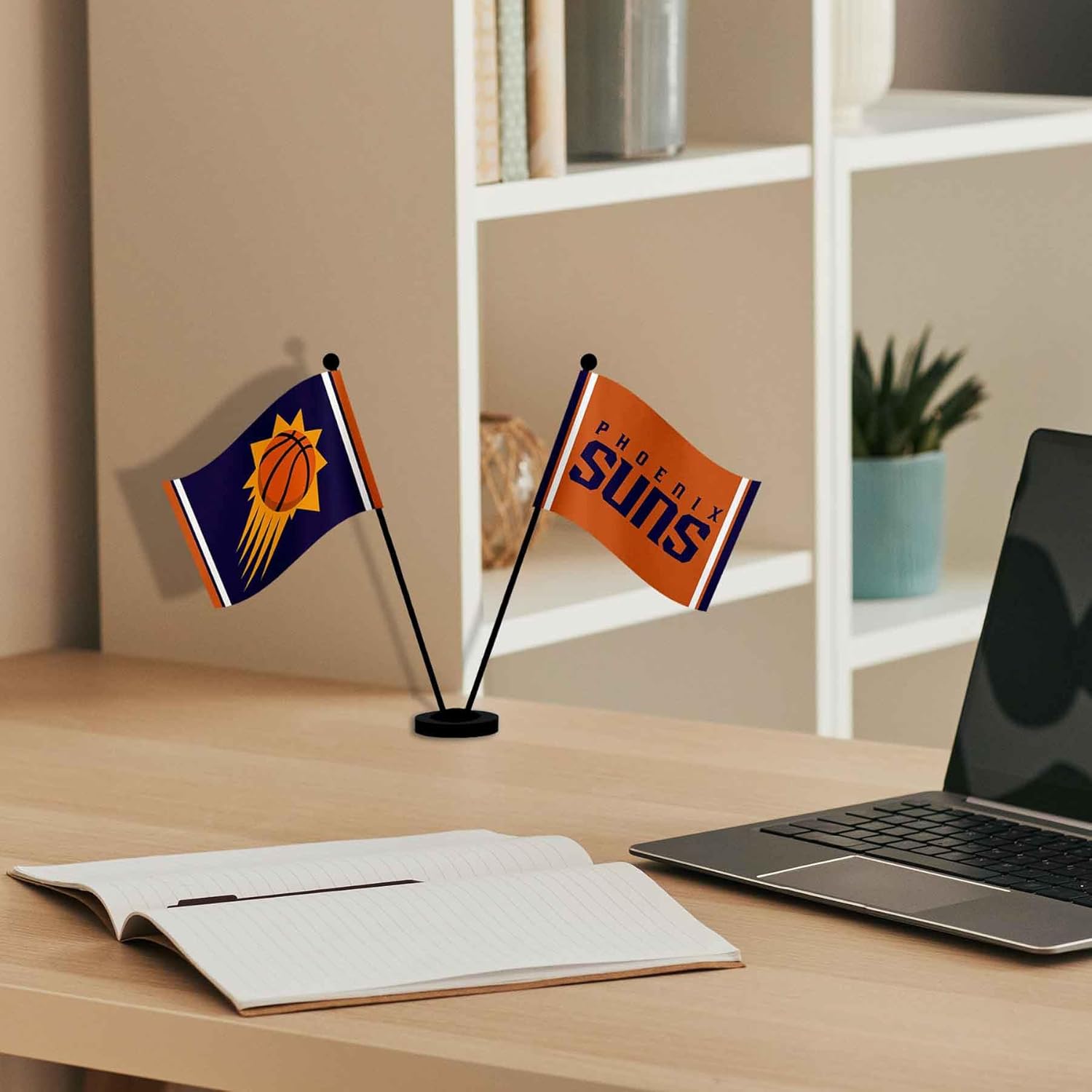 WinCraft Phoenix Suns Desk and Table Top Flags - Image 2