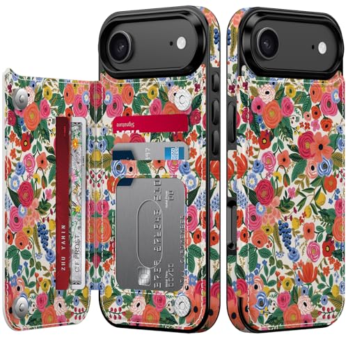Étui en cuir de protection élégant iPhone XX Air motif floral avec finitions premium