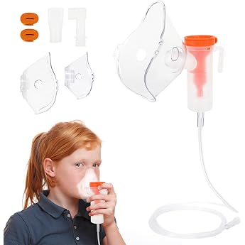 CARER SPARK Inhaler Tube and Mouthpiece Accessory Sets for Adults and Children Universal Nebulizer Set