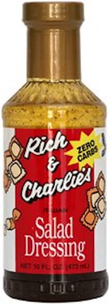 Rich & Charlie's Salad Dressing, 16 Ounce (Pack of 2), Authentic St. Louis Italian Restaurant
