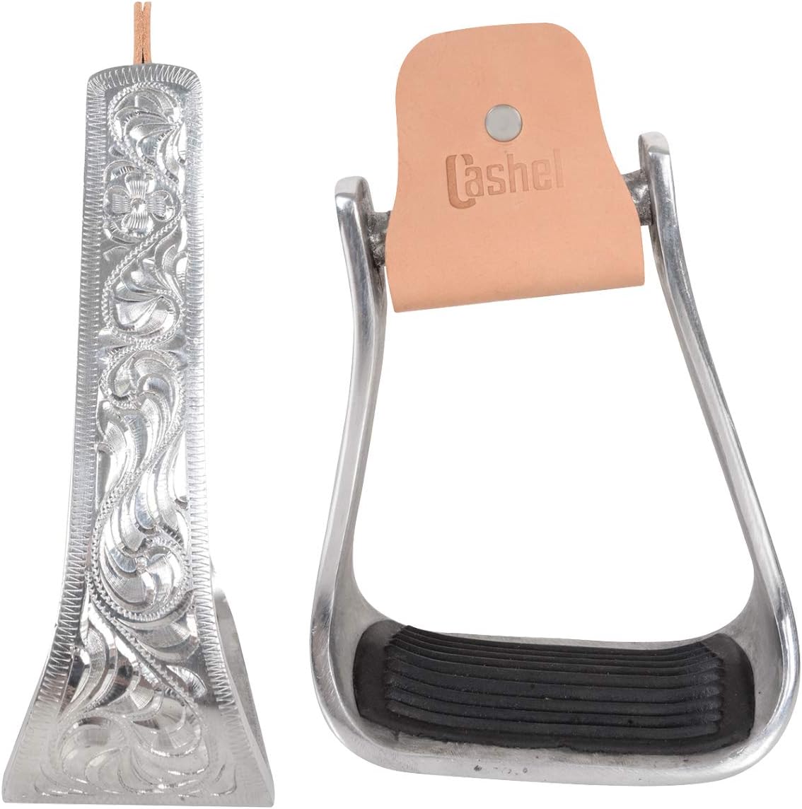 Cashel Company Engraved 2.5in Slanted Stirrups N/A N/A
