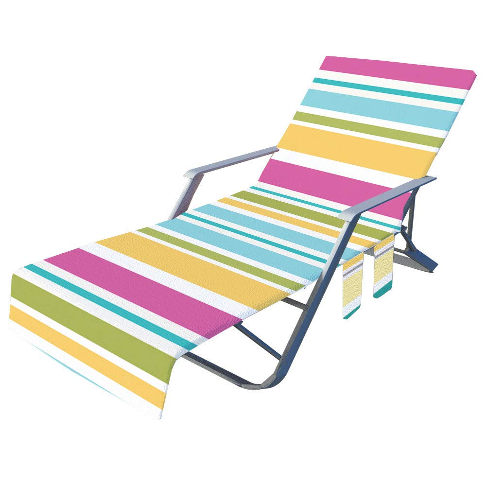 Fansu Chaise Longue Housses Serviette De Plage, Serviette Poids