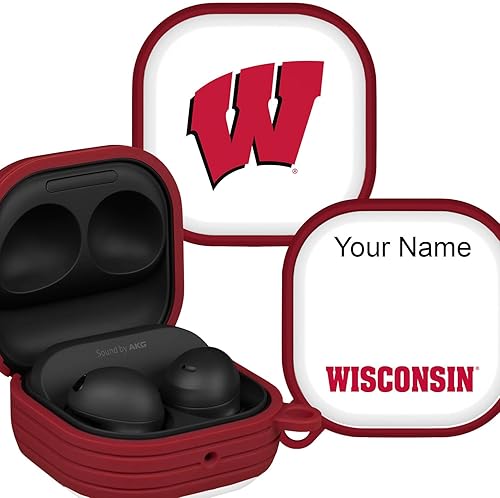 Miniatura 8 de Affinity Bands Wisconsin Badgers Champion Series HDX - Funda compatible con Samsung Galaxy Buds Pro Champion Series,Camo,Clásico,Negro