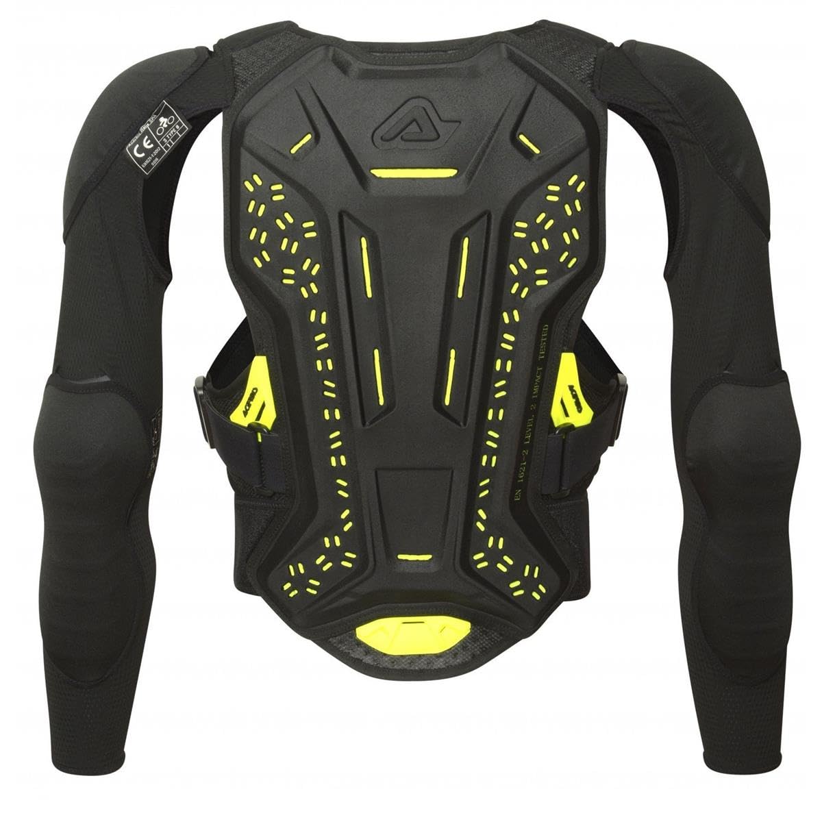 ACERBIS PETTORINA PLASMA NERO/GIALLO S/M