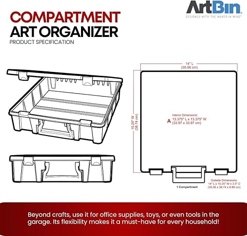 Vista 7 de Caja ArtBin con un compartimento Aqua