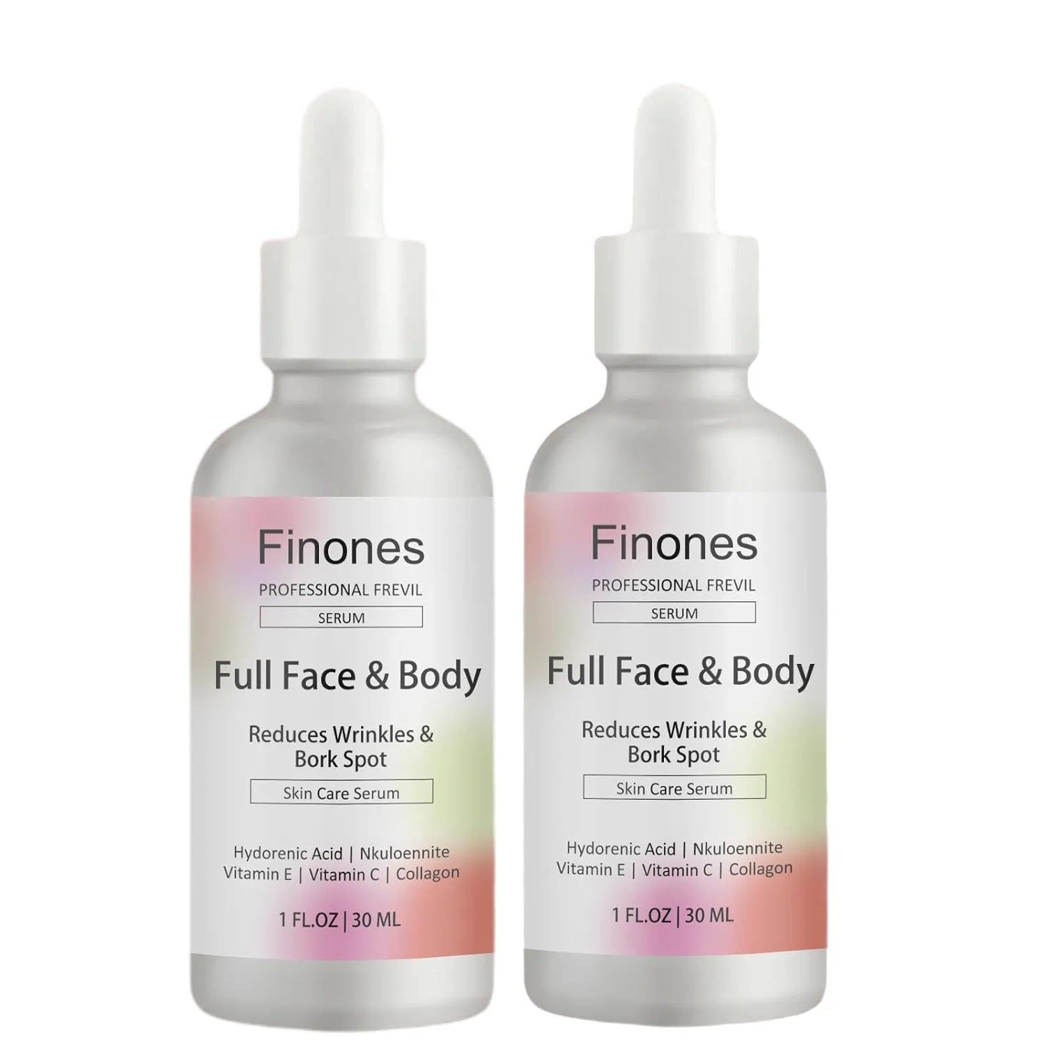 Face & Body Serum — Nourishing & Restorative Care For Face And Body | 1 Fl Oz (30 Ml)(2pcs)