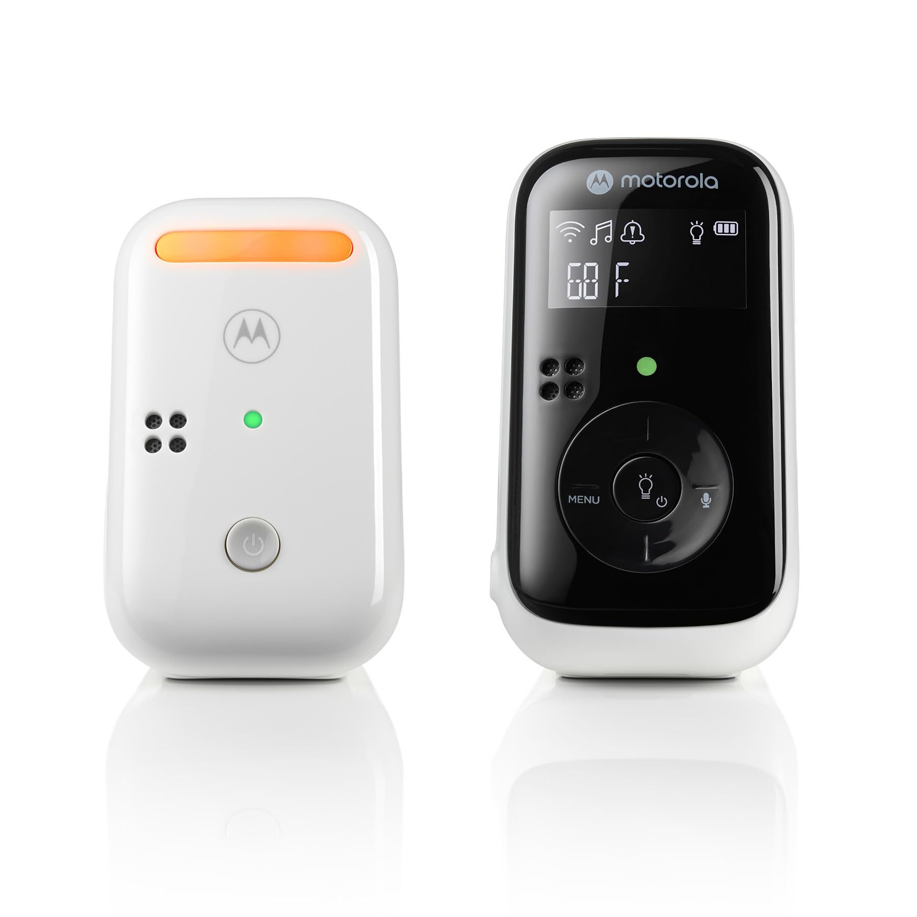 Motorola Nursery Vigilabebés PIP11 con Canciones de Cuna, Luz Nocturna, Monitor de Temperatura, Habla Bidireccional, Micrófono de Alta Sensibilidad, Alcance hasta 300m, Pantalla LCD