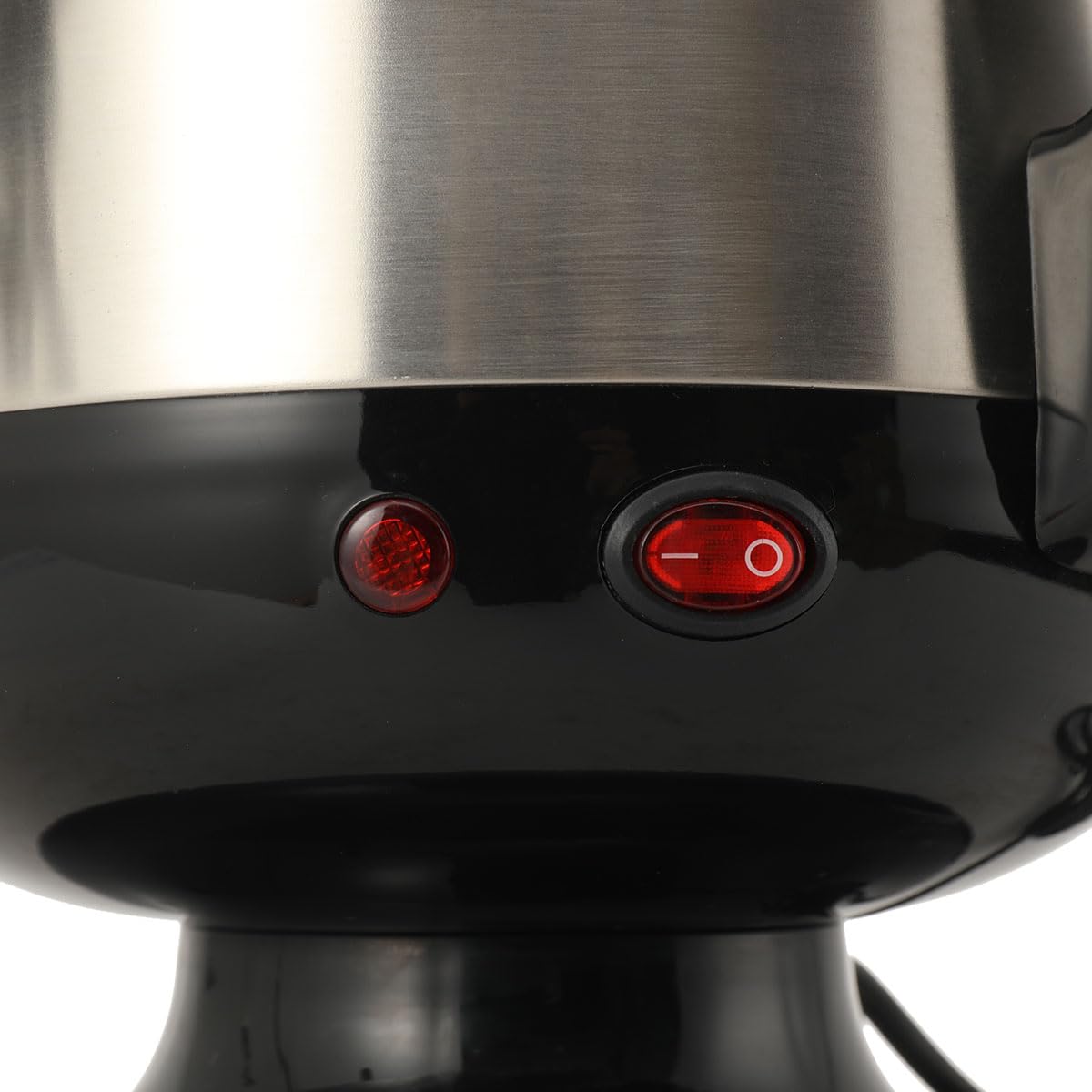 LALABU Samowar-Teebereiter,Elektrischer Samoware Edelstahl 220V, 3,5 Liter Teekocher Samovar Warmwasserbereiter mit Trockenkochschutzfunktion,Schwarz