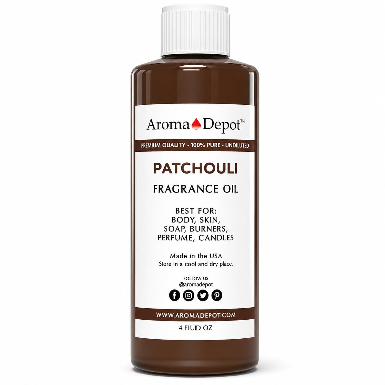 Aroma Depot Patchouli Fragrance Oil, 4 fl oz