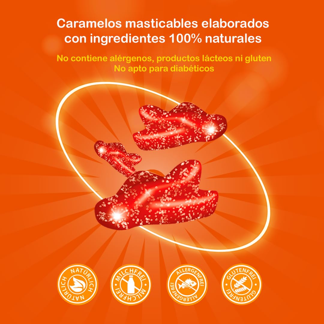 NEO PEQUES | Gummies Probiotic | 30 Gominolas | Beneficiosas para el Sistema Digestivo y las Defensas | Con Probióticos y Vitaminas del Grupo B | Caramelos Masticables para Niños | Sabor Fresa