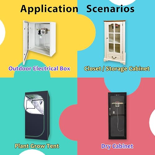 Miniatura 3 de Pequeño deshumidificador para tienda de campaña, caja eléctrica, gabinete de almacenamiento, armario, pequeño espacio 110 V240 V mini