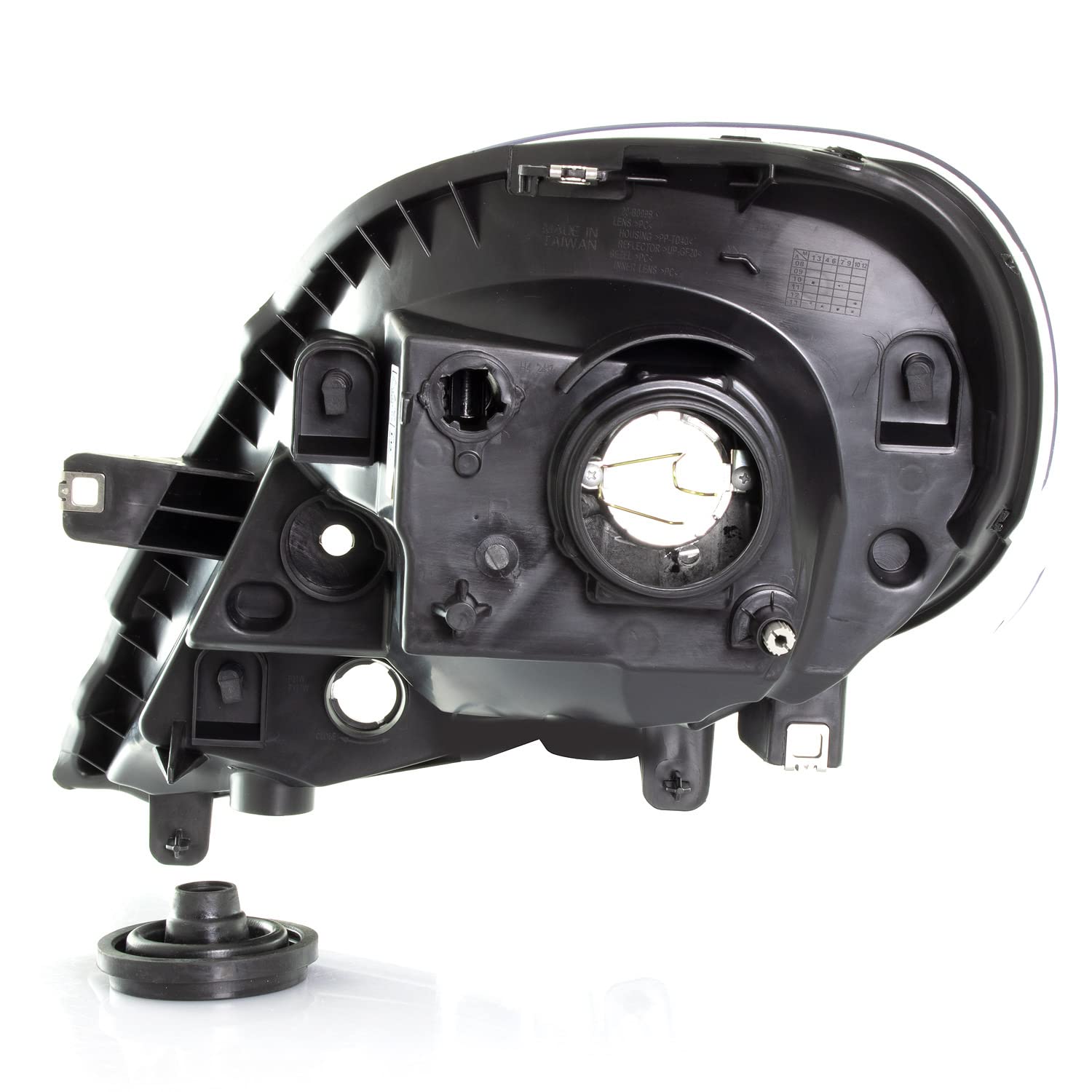 Faro Trafic II Faro Anteriore Destro Cromato Giallo H4 Per Primastar Vivaro Trafic 2007- Faro Destro Primastar Vivaro Trafic H4