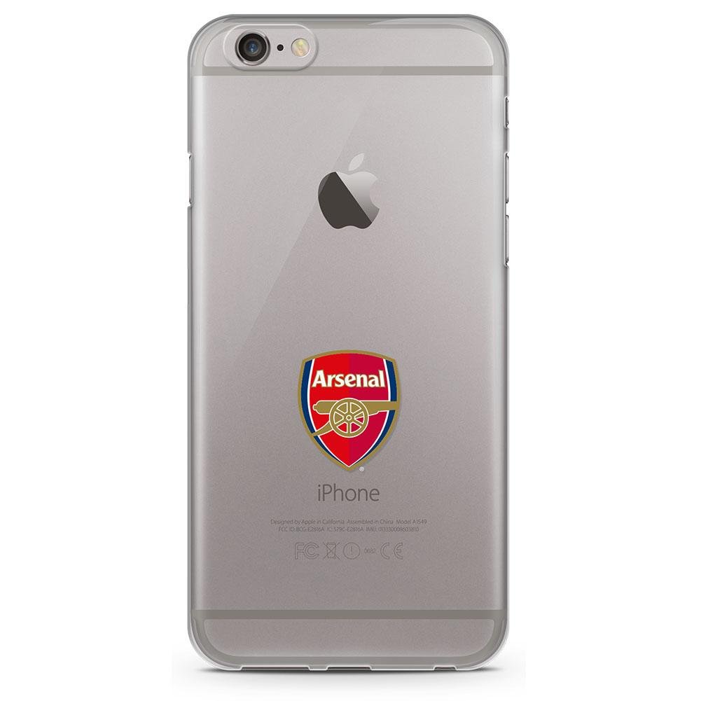 Arsenal F.C.Official FC Merchandise iPhone 6 Phone Case - Ultra-Slim TPU Bumper Apple iPhone 6s Case for Anti-Scratch Smartphone Protection - iPhone 6 Accessories - FC Gifts for Men & Women