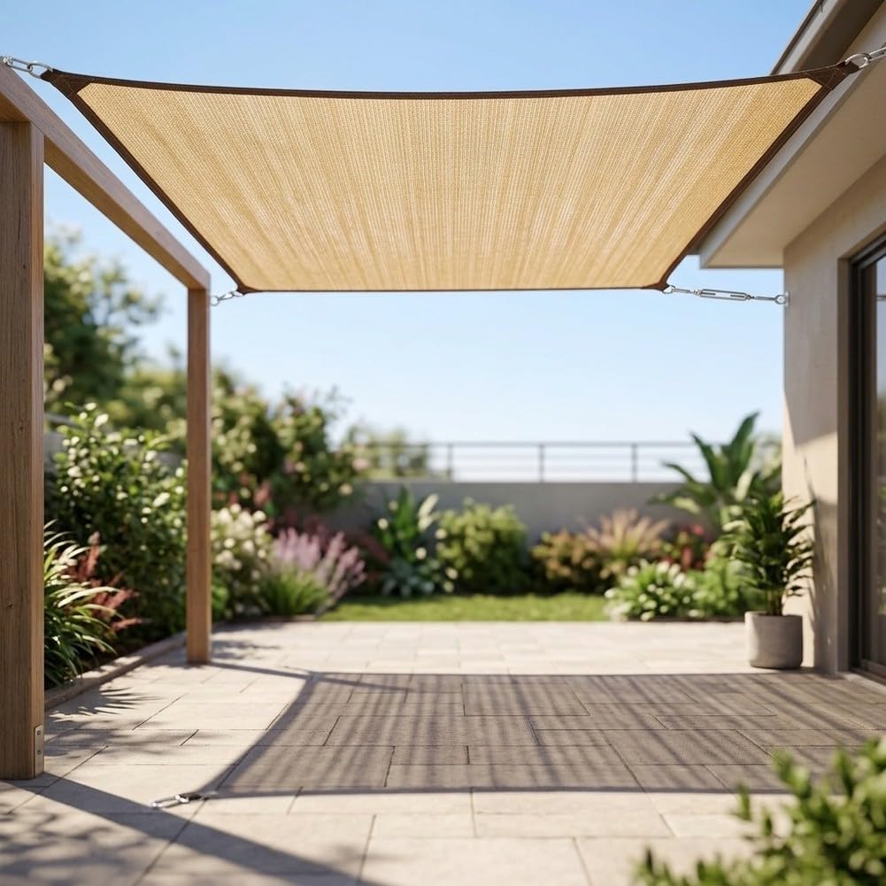 para lona Sombreadora para pe 3x4m Estructura Reforzada para(3 * 4m)