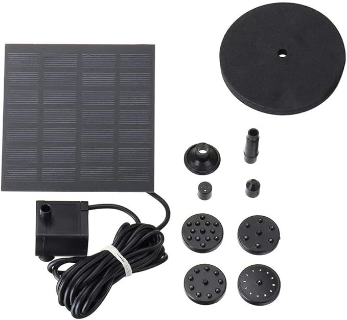 Image Solar Fountain Pump Solar Fountain For Small Pond Garden Solar Pumping Equipment Fountain Water Pump for Bird Bath Solar Panel Kit for Small Pond, Fish Tank, Garden ( Color : Black , Size : 120cm ) Image Solar Fountain Pump Solar Fountain For Small Pond Garden Solar Pumping Equipment Fountain Water Pump for Bird Bath Solar Panel Kit for Small Pond, Fish Tank, Garden ( Color : Black , Size : 120cm )