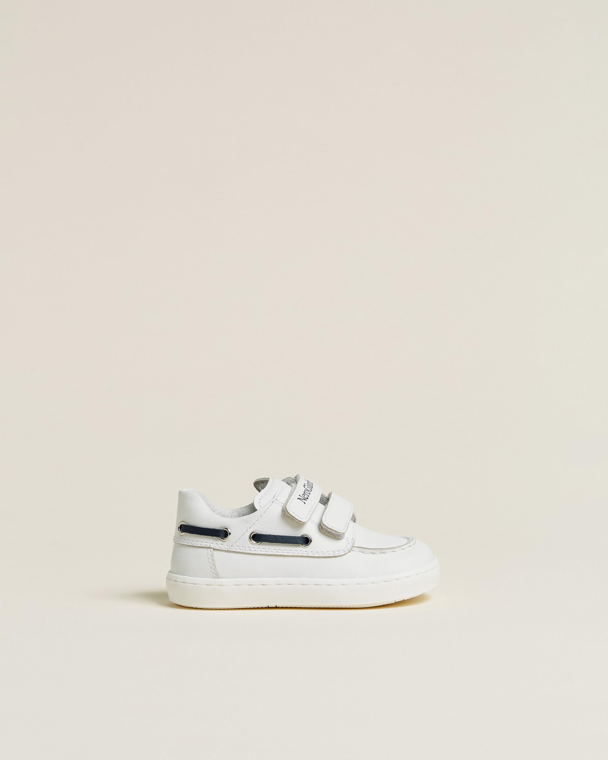 Nero Giardini E525171M Barca Junior da Bambino in Pelle