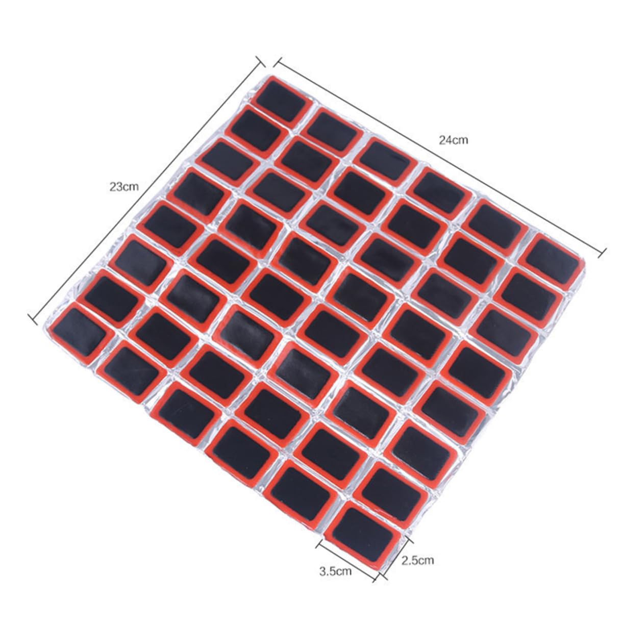 OHPHCALL 3Sheets Bicycle Tire Patch Kit Rubber Puncture Repair Strips for Easy and Use and Lightweight for Emergency Road Repairs Self Adhesive Glue