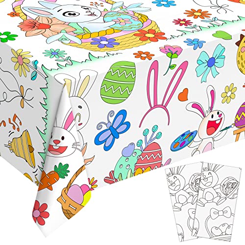 Easter Coloring Tablecloth for Kids