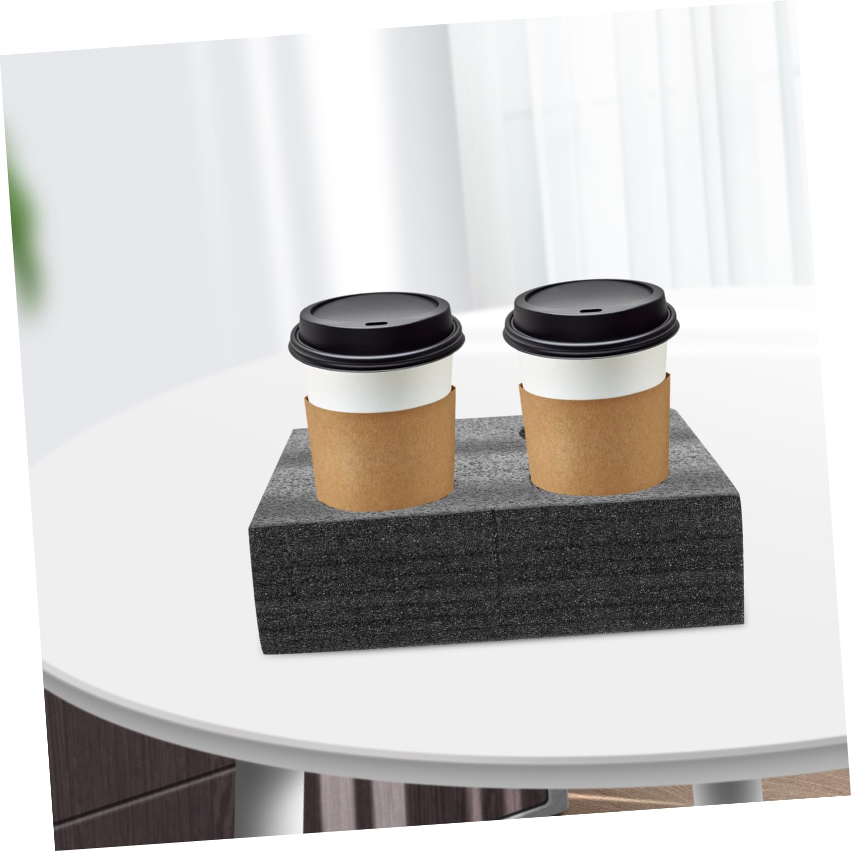 Unomor 4Pcs Outdoor Beverage Packing Rack Lightweight Cold Drink Holder Trays Drink Carry Holder for for Parties Picnics and Restaurants