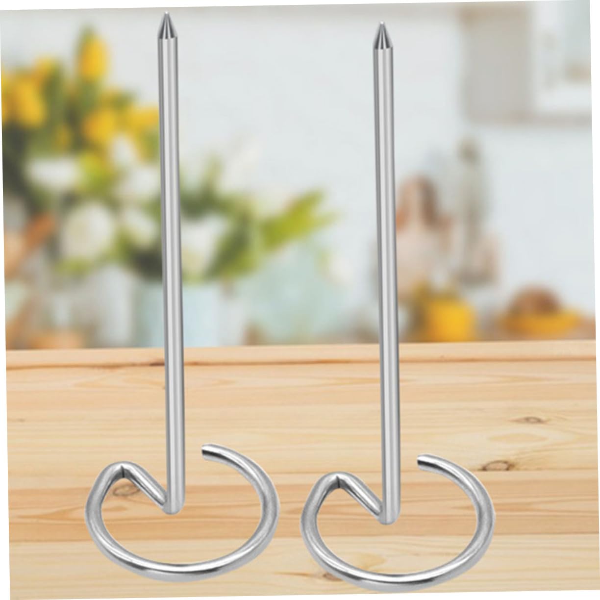 INOOMP 40pezzi Spiedini Inossidabile Per Friggitrice Ad Aria Spiedini Riutilizzabili Per Bbq e Grigliate Accessorio Verticale Per Cottura Uniforme Di Pesce e Verdure