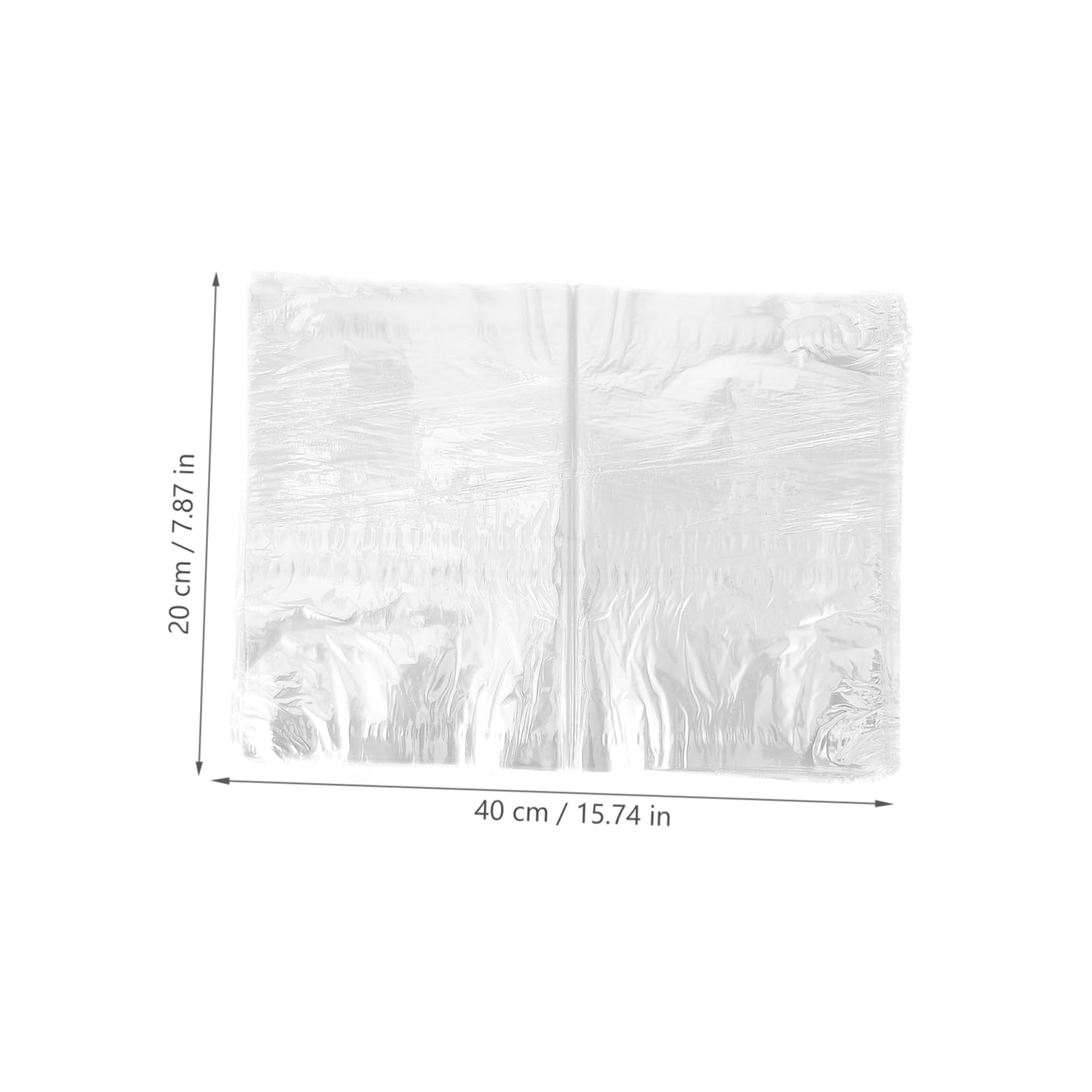 MUSISALY 100pcs PVC Heat Shrink Baskets for Large Cellophane Wrap for Present Baskets