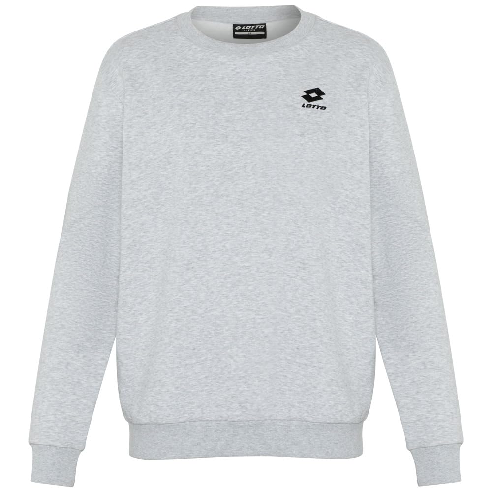 LOTTO 1124005 Men's Sweatshirt, Regular Fit Men's Sweatshirt HIGH-Rise S