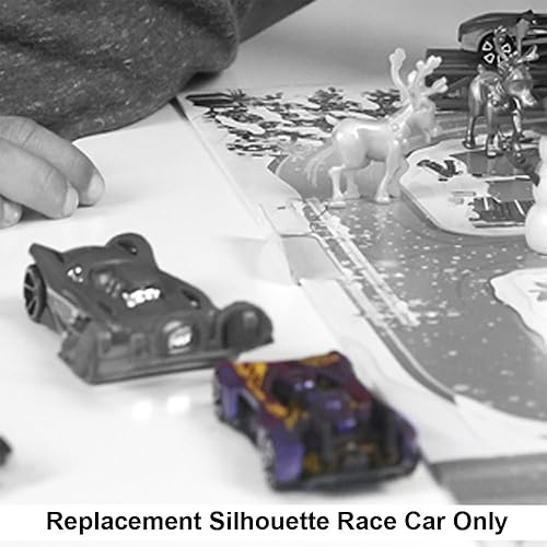 Miniatura 4 de Pieza de repuesto para el juego de vehículos con calendario de Adviento 2021 de Hot-Wheels GTD78  Reemplazo de auto de carreras fundido a presión