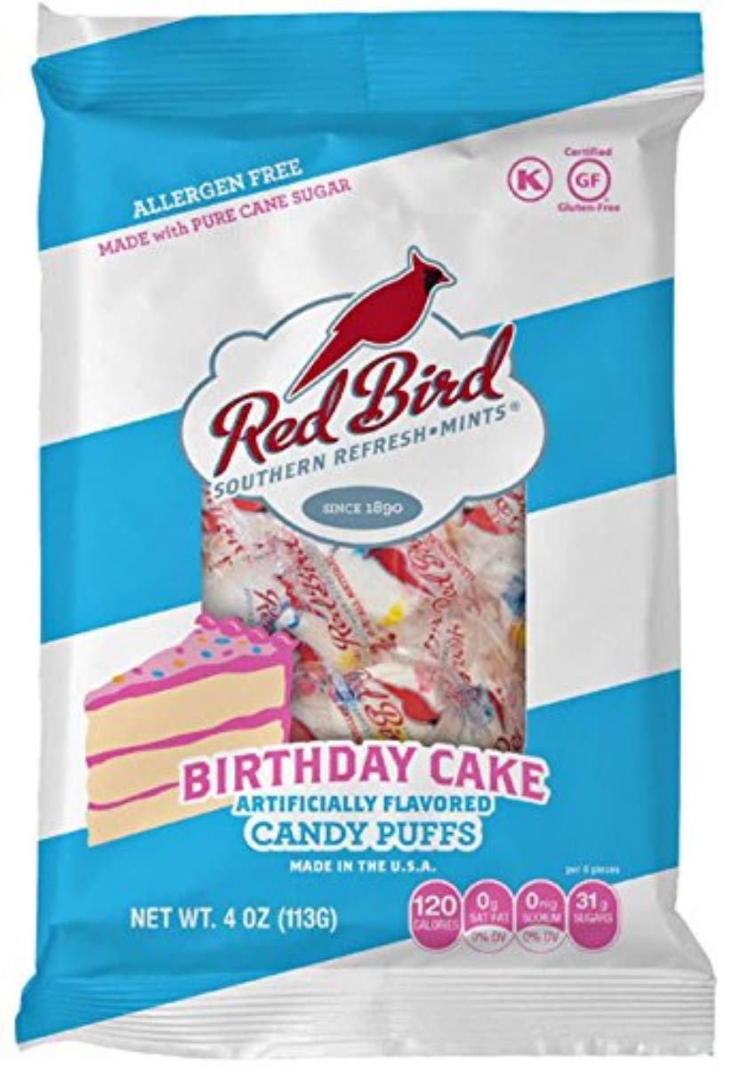 Buy Red Bird Cotton Candy Candy Puff Mints with Peppermint Candy Puffs