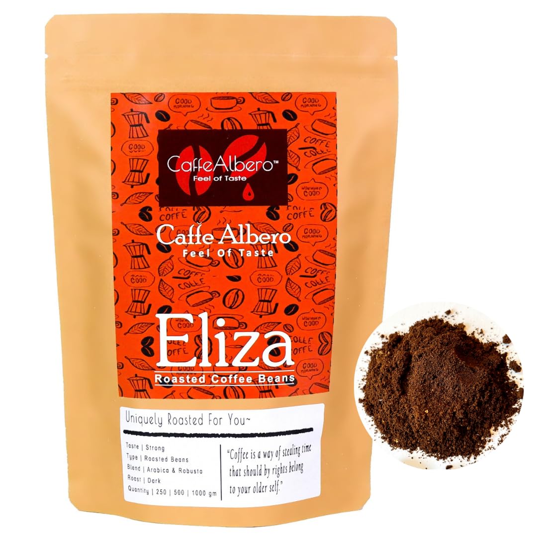 Eliza- Roasted Coffee Beans, Dark Roast, 250gm