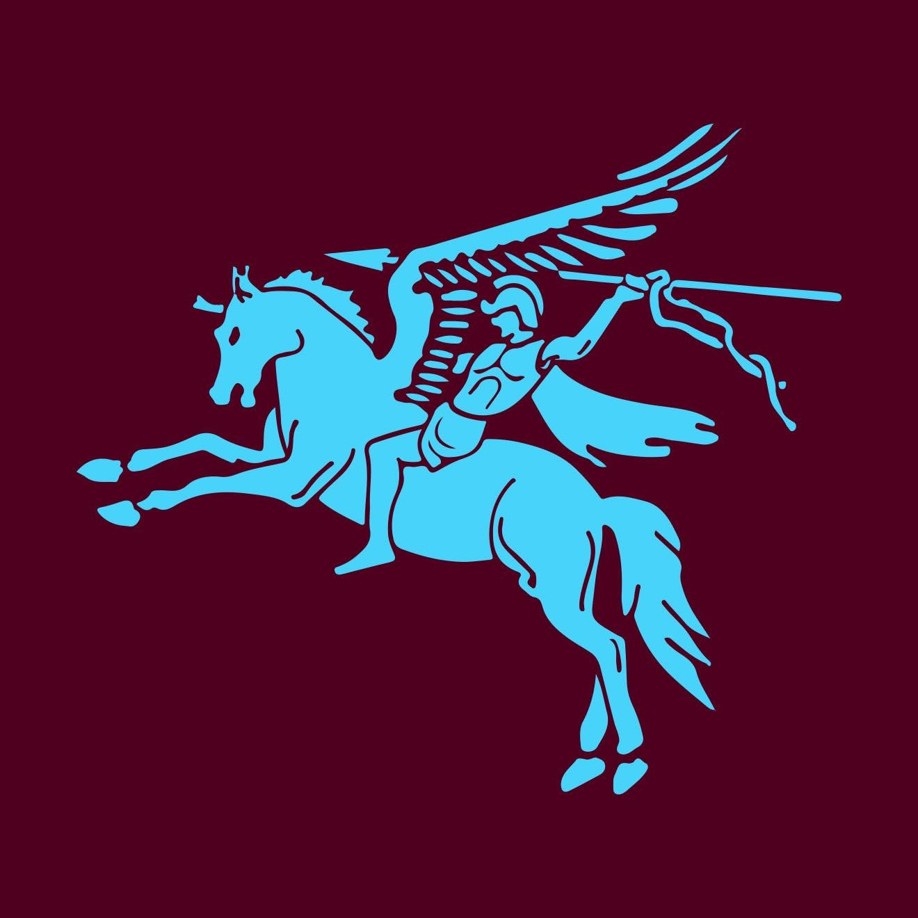 5 Airborne Brigade Pegasus Left Facing Vinyl Decal/Sticker (75mm x 75mm)