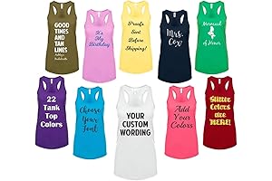 Personalized Festive Tank Tops: Express Yourself with Style