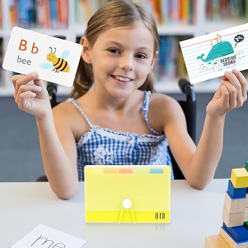 Miniatura 24 de H4D Estuche para tarjetas de índice de 3 x 5 con 100 tarjetas de índice y divisores de peso pesado, verde azulado