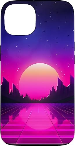 Miniatura 7 de Funda estilo iPhone 16 Retrowave Vaporwave Synthwave 80s