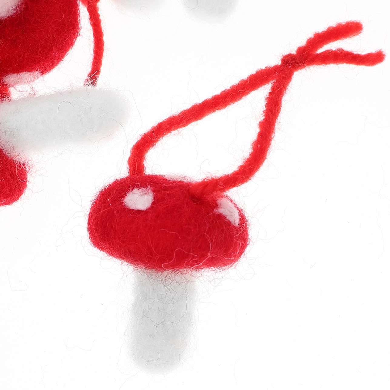 ABOOFAN 36 Pz Ciondolo albero di Natale ornamenti di peluche natalizi ornamento da appendere in feltro decorazioni natalizie etichette natalizie arredamento abbellimento natalizio